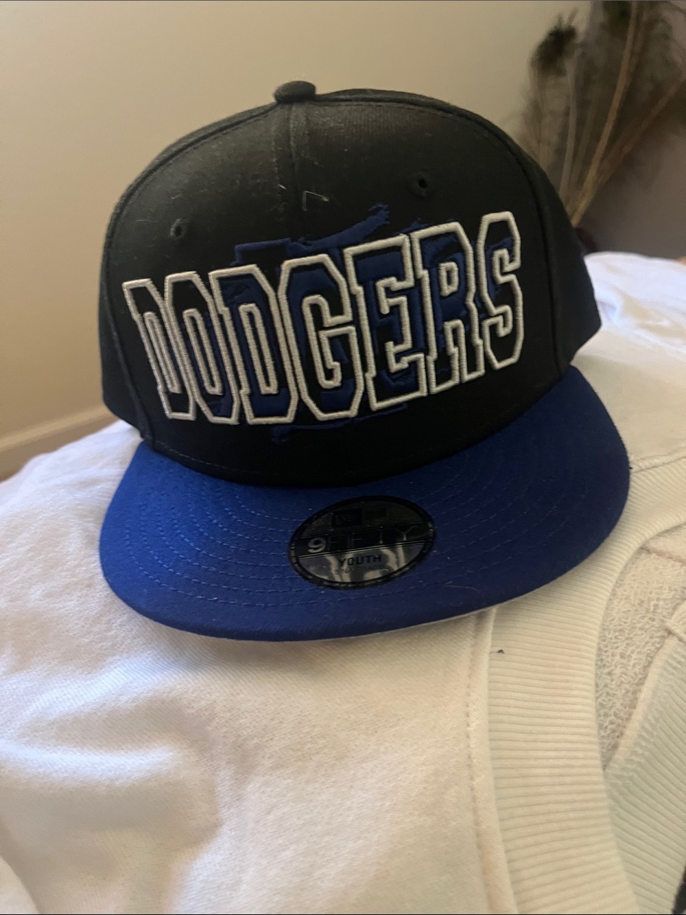 9fifty Dodgers Black and Blue Youth Snapback